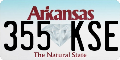 AR license plate 355KSE