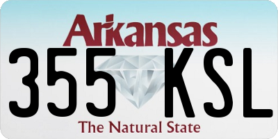 AR license plate 355KSL