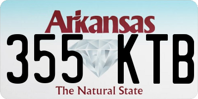 AR license plate 355KTB