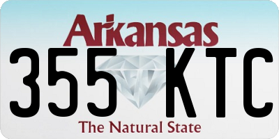 AR license plate 355KTC