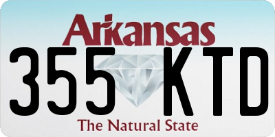 AR license plate 355KTD