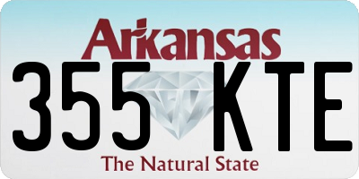 AR license plate 355KTE