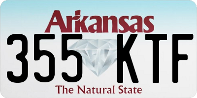 AR license plate 355KTF