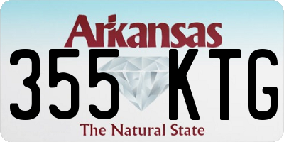 AR license plate 355KTG