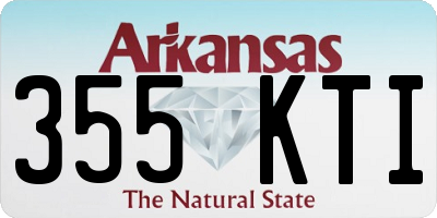 AR license plate 355KTI