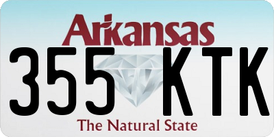 AR license plate 355KTK