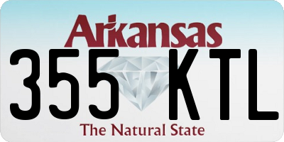 AR license plate 355KTL