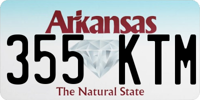 AR license plate 355KTM