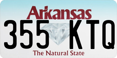 AR license plate 355KTQ