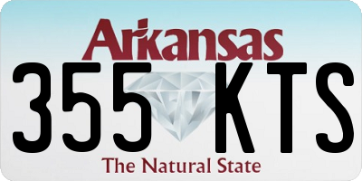 AR license plate 355KTS