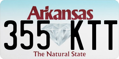 AR license plate 355KTT