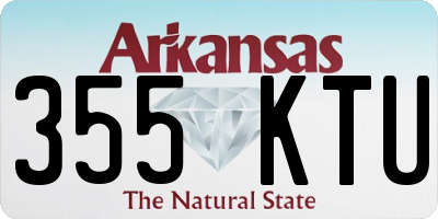 AR license plate 355KTU