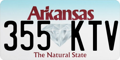 AR license plate 355KTV