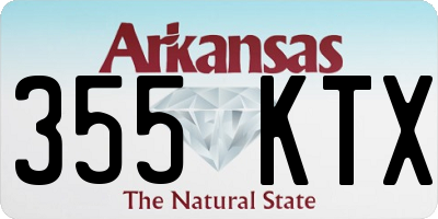 AR license plate 355KTX