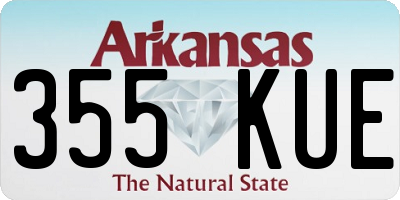 AR license plate 355KUE