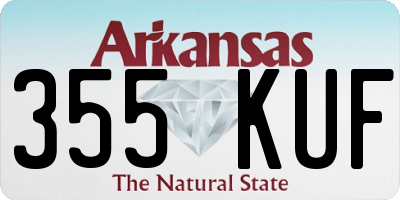AR license plate 355KUF
