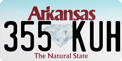 AR license plate 355KUH
