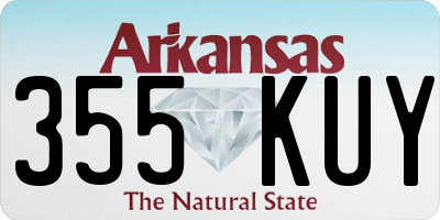 AR license plate 355KUY