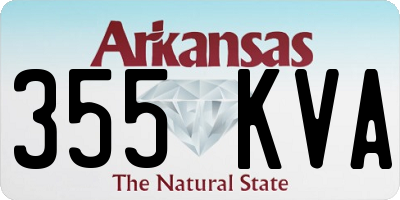 AR license plate 355KVA