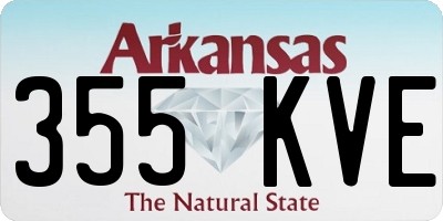 AR license plate 355KVE