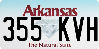 AR license plate 355KVH