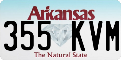 AR license plate 355KVM