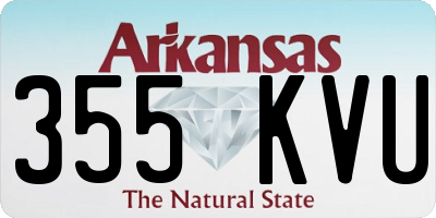 AR license plate 355KVU