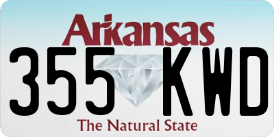 AR license plate 355KWD