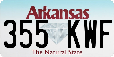 AR license plate 355KWF