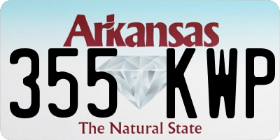 AR license plate 355KWP