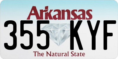 AR license plate 355KYF