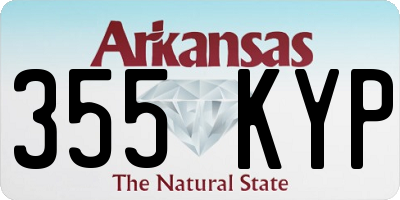 AR license plate 355KYP