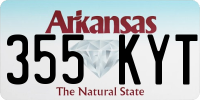 AR license plate 355KYT