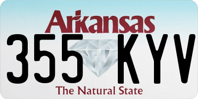 AR license plate 355KYV