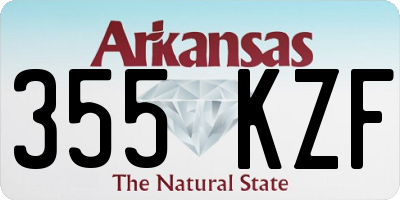 AR license plate 355KZF