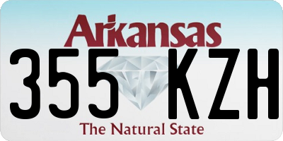 AR license plate 355KZH