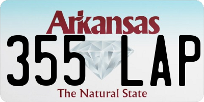 AR license plate 355LAP