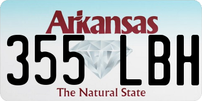 AR license plate 355LBH
