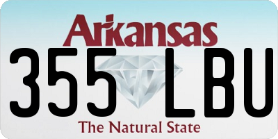 AR license plate 355LBU