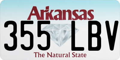 AR license plate 355LBV