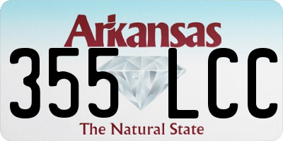 AR license plate 355LCC