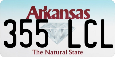 AR license plate 355LCL
