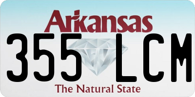 AR license plate 355LCM
