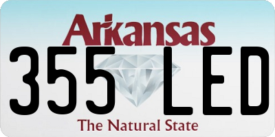 AR license plate 355LED