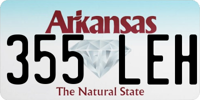 AR license plate 355LEH