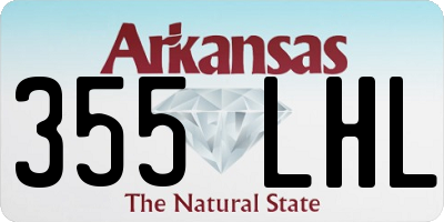 AR license plate 355LHL