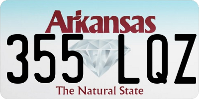 AR license plate 355LQZ