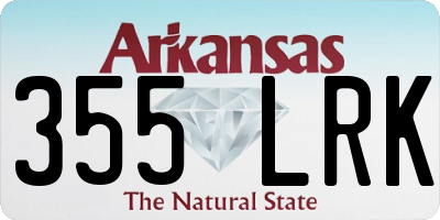 AR license plate 355LRK