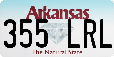 AR license plate 355LRL