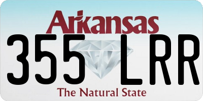 AR license plate 355LRR